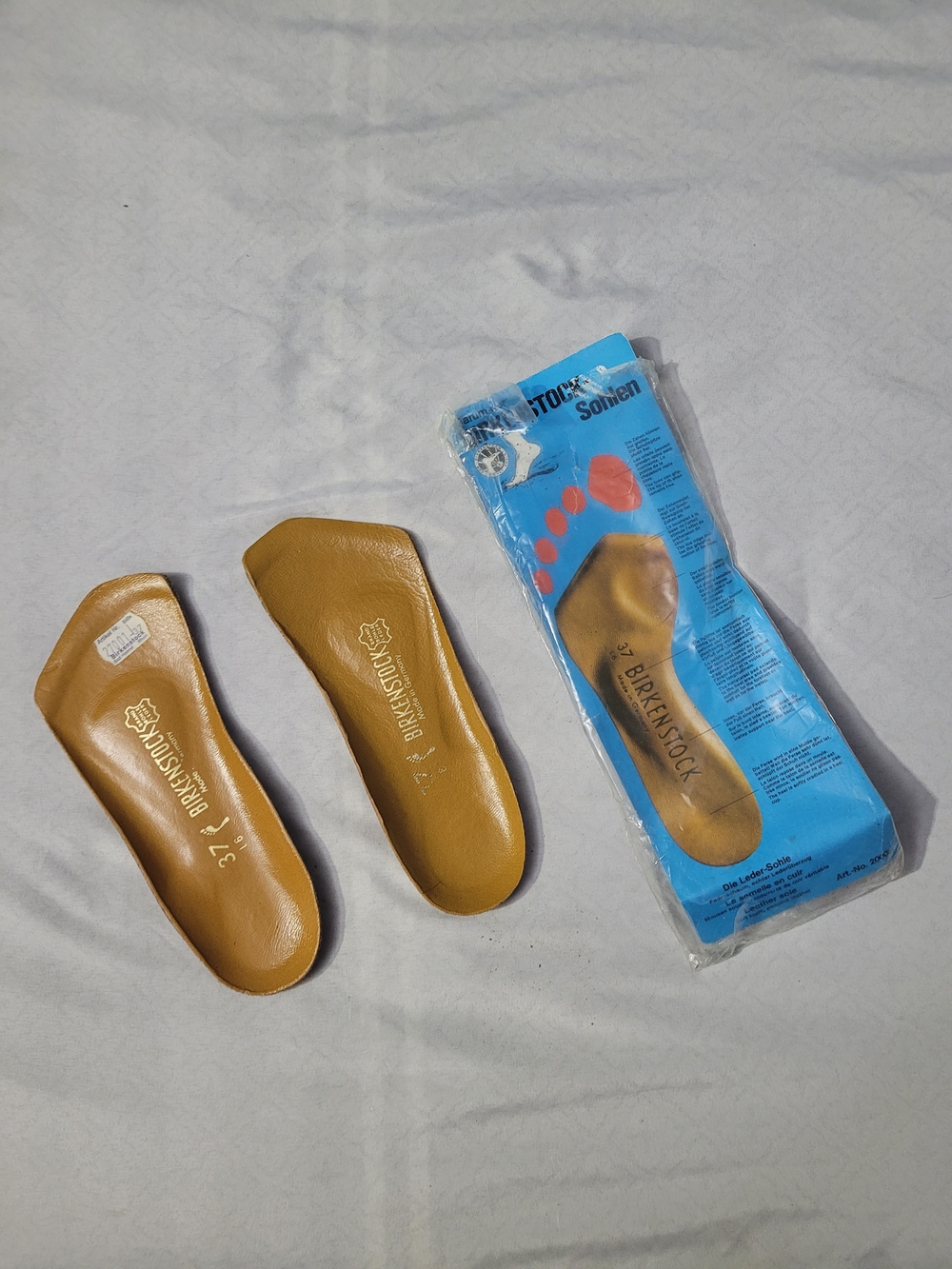 Birkenstock Women’s Tan Leather Footbed Insoles